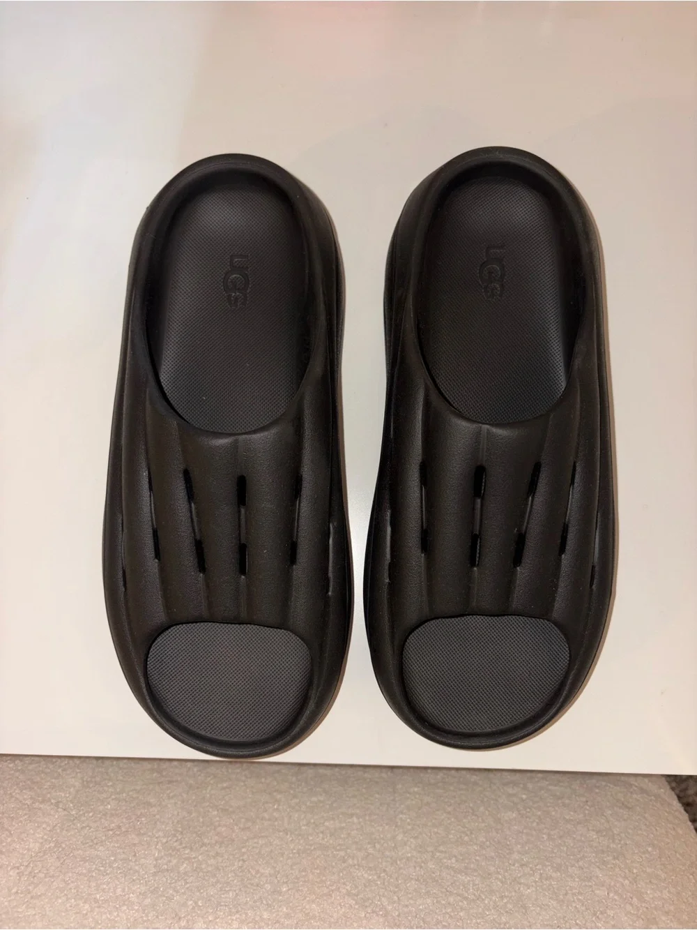 UGG Men’s Black Slip-On Clog Sandals